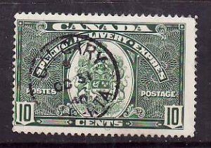 Canada-Sc#E7- id5909-used 10c Special Delivery-dated Calgary OC 31 1940-