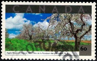 Tourist Attraction Apple Blossom Festival Nova Scotia Canada Sc 1903b Used Great Britain General Issue Stamp Hipstamp