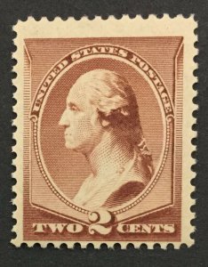 MOMEN: US #210 MINT OG NH POST OFFICE FRESH #29412