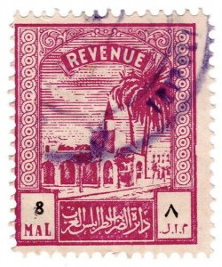 (I.B) BOIC (Tripolitania) Revenue : Duty Stamp 8m (1950) 