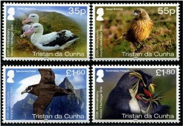 2020 Tristan Da Cunha BIrds - UNESCO (4) (Scott 1173-76) MNH