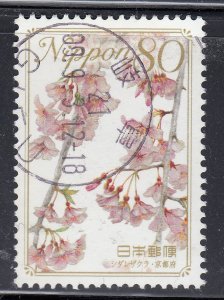 Japan 2008 Sc#3088 Weeping Cherry Blossom - Kyota used