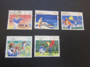 Australia 1989 Sc 1107,09,10-12 FU