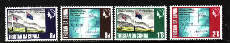 Tristan Da Cunha-Sc#120-3- id4-unused NH set-Dependency of St Helena-1968-