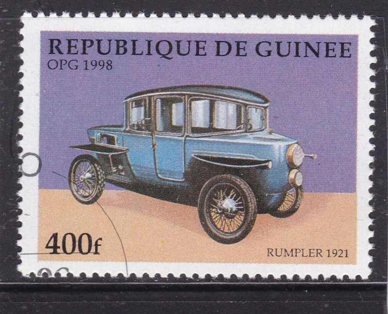 Guinea 1998 Cars Rumpler 1921 400f CTO VGC