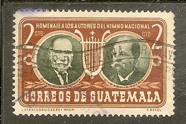 Guatemala  Scott 352   National Anthem   Used