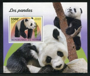 CHAD 2021 PANDAS SOUVENIR SHEET MINT NEVER HINGED