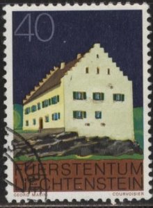 Liechtenstein 641 (used) 40rp monastery, Bendern (1978)