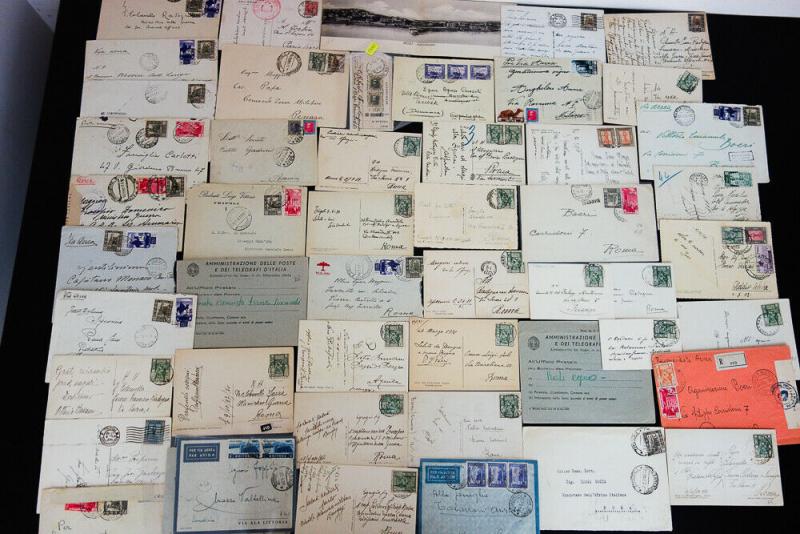 Libya Eritrea Lot of 50 Stamped Covers and Postcards