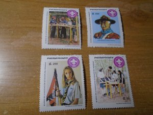 Paraguay  #  2465-68  MNH   Scouting