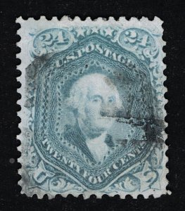 AFFORDABLE GENUINE SCOTT #70b F-VF USED STEEL BLUE 1861 NBNC PRINTING #19324