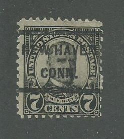 1923 USA New Haven, Conn.  Precancel on Scott Catalog Number 559