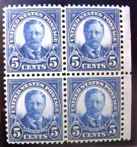 US Stamp #557 BP4 VF MNH OG