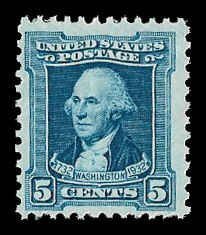 U.S.#710 Washington Bicentennial 5c Single, MNH. 'F'