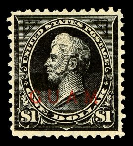 USA #Guam #13 XF-SUPERB, mint no gum, w/APS (08/82) CERT, wonderful spot on c...