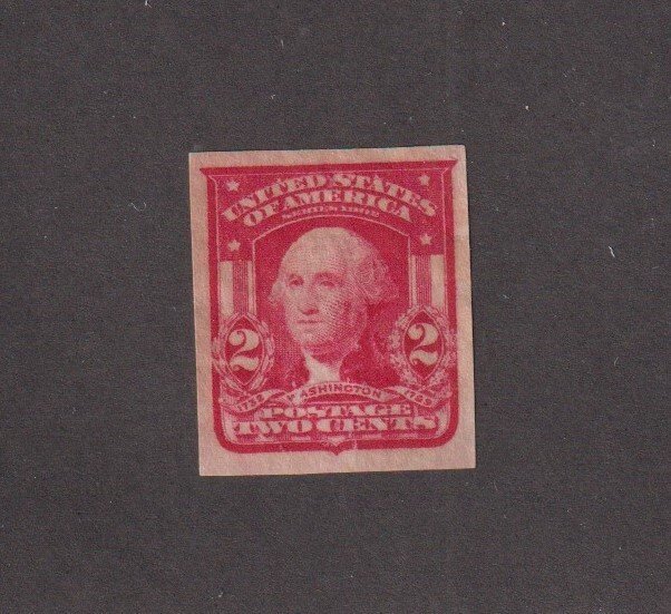 U.S.: Sc #320, 2c Washington Imperforate, No Gum (S30295)