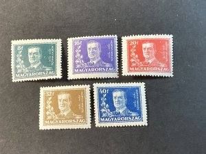 HUNGARY # 445-449--MINT/HINGED----COMPLETE SET----1930