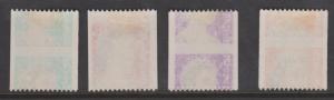 Norfolk Island Sc#116-118a Offsets Showing Bisected Reverse Images MH