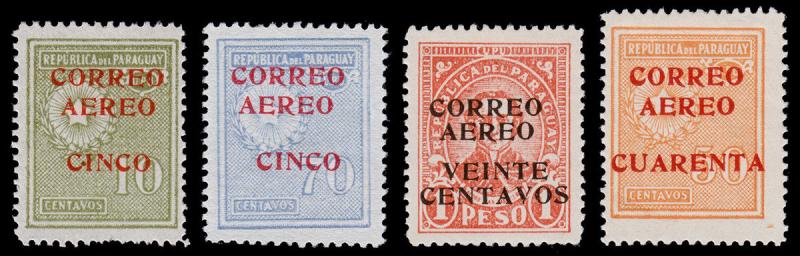 Paraguay Scott C29-C32 (1930) Mint H VF