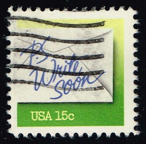 US #1808 P.S. Write Soon; Used (0.25)