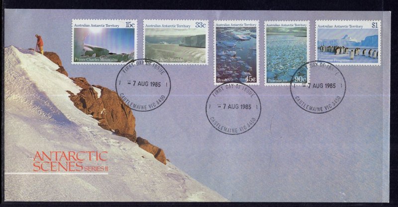 Australian Antarctic Territory L63,L67,L69,L73,L74 U/A FDC