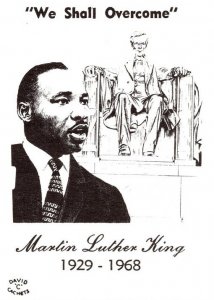 US SPECIAL PICTORIAL POSTMARK COVER MARTIN LUTHER KING MEMORY WESPNEX 1978