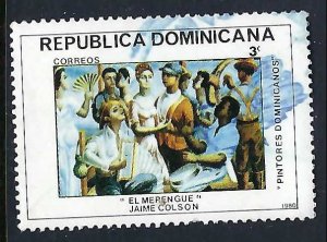 Dominican Republic 836 VFU PAINTING Y559-6