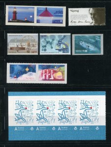 Norway Stamps and Sheets from the 2007 Year Book All MNH