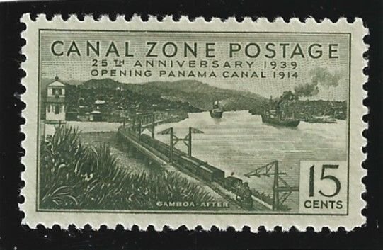 Canal Zone Scott #131 Mint 15c 25th Anniversary 2019 CV $14.00