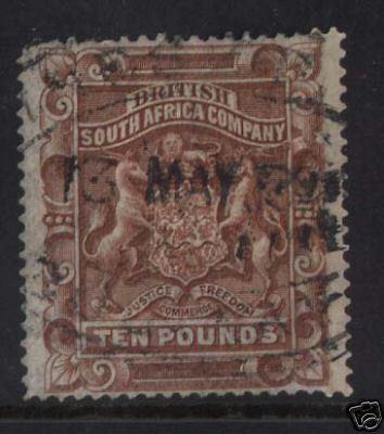 British South Africa #19 VF Used Rare Classic