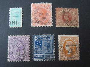 Australia VIC 1901 Sc 193-8,200-1,203 FU