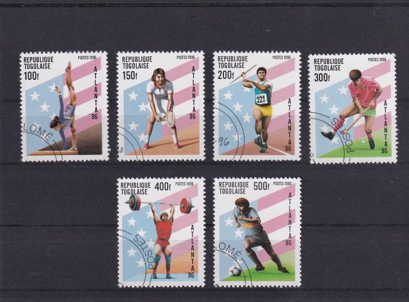 SA15c Togo 1996 Olympic Games - Atlanta used stamps