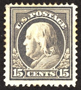 U.S. #418 MINT OG HR LARGE THIN