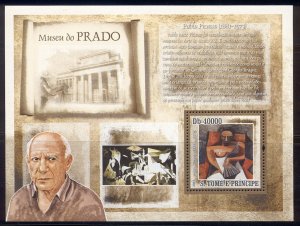 St Thomas & Prince Is. - 2007 MNH Picasso art souvenir sheet #1742 cv $ 6.50