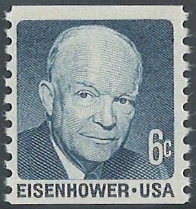 Scott: 1401 United States - Dwight Eisenhower - Coil Version - MNH
