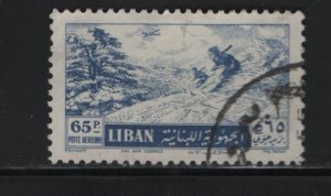 Lebanon C206 U 1955 Skiing