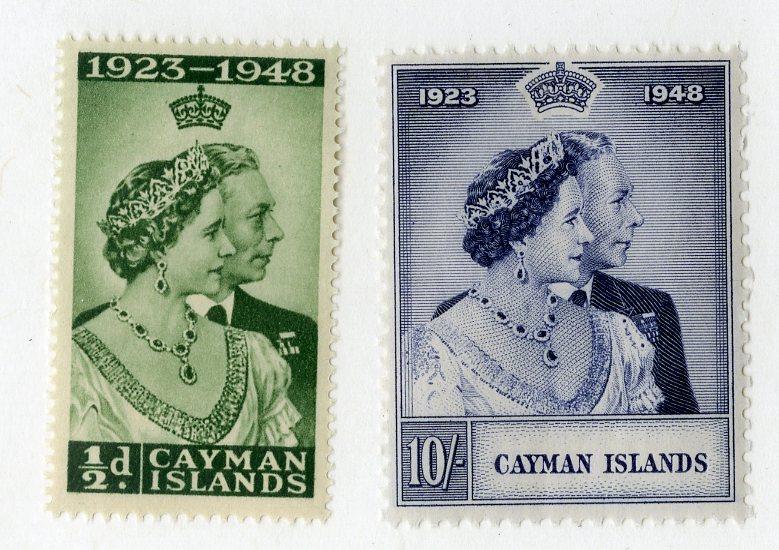 CAYMAN ISLANDS 116-7 MNH SCV $25.25 BIN $15.00