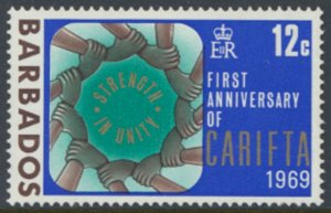 Barbados  SC# 317  MNH  CARIFTA  see details & scans