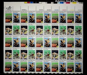 BOBPLATES #1827-30 Coral Reefs Sheet F-VF MNH~See Details for #s/Pos