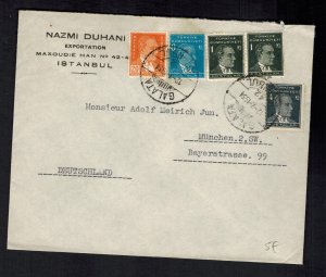 1934 Istanbul Turkey Cover to Munich Germany Nazmi Duhani