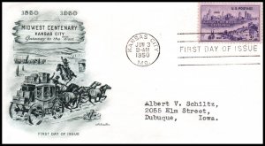 US 994 Kansas City,MO Artmaster Typed FDC