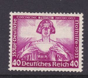 Germany Scott B57, 1933 Opera 40pf + 35 pf semi-postal, F/VF MLH.  Scott $130