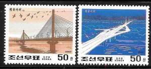 Korea 1997 Chongryu Bridge Sc 3656-3657 MNH A3164