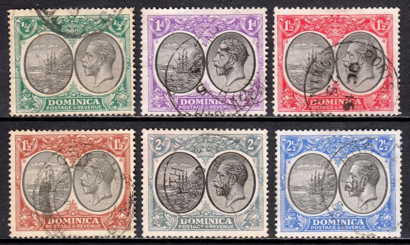 Dominica - Scott #65//72 - Used - See description - SCV $7.80