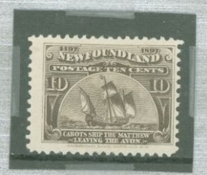 Newfoundland #68v Unused Single