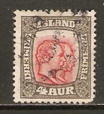 Iceland   #101  used  (1915)  c.v. $10.50