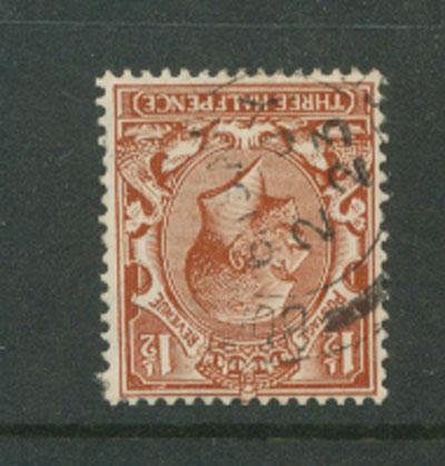 Great Britain GV  SG 362  Inverted watermark FU