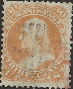 # 71 ORANGE USED BEN FRANKLIN