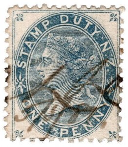 (I.B) New Zealand Revenue : Stamp Duty 1d