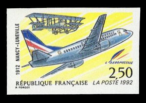 France, 1950-Present #2312 (YT 2778) Cat€23, 1992 1st Mail Flight, imperf. ...